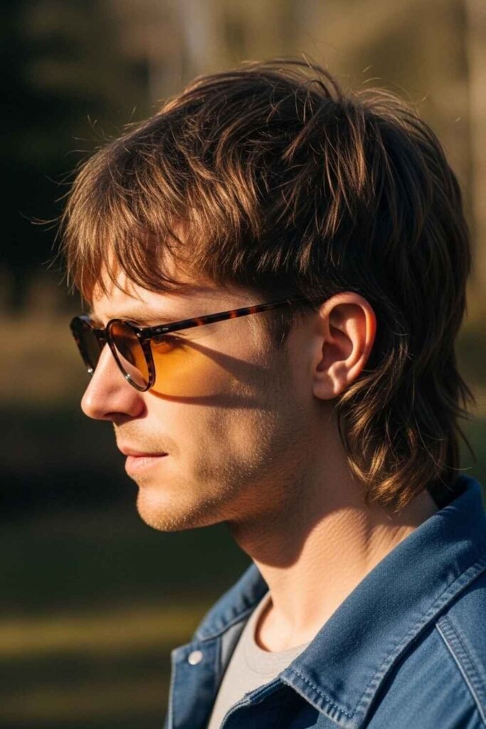 Shaggy Layered Mullet