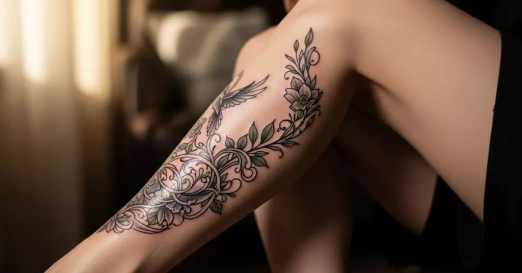 23 Best Shin Tattoo Ideas for Women (Trendy & Meaningful Designs)