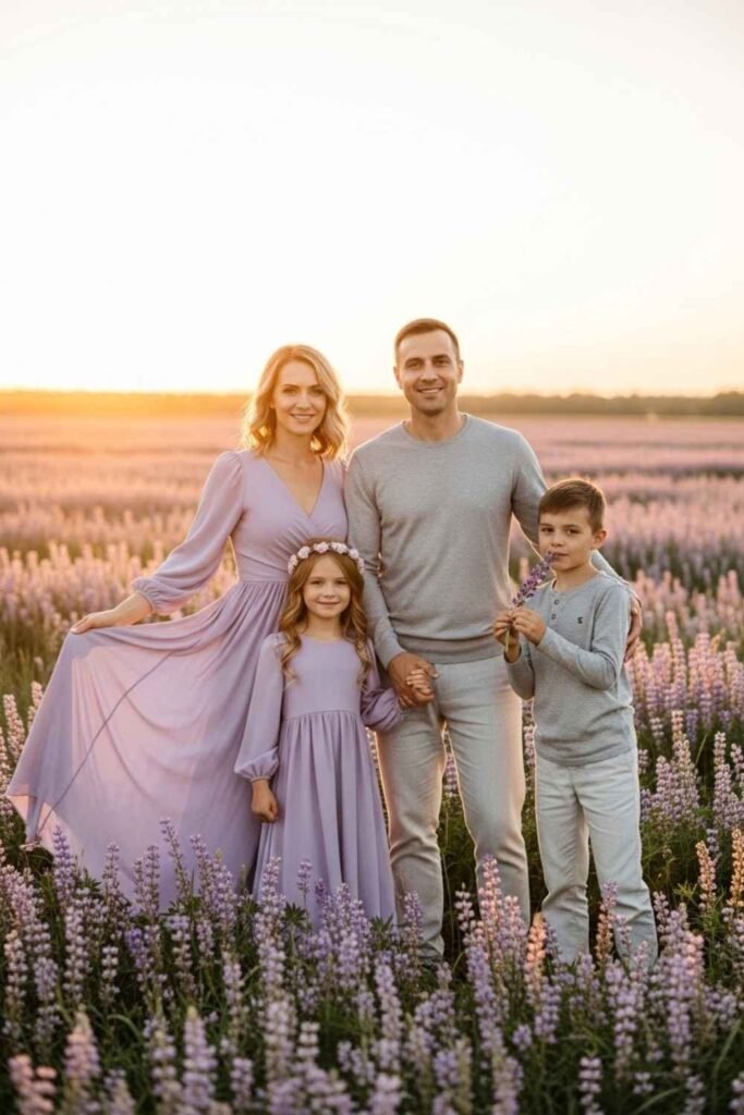 Soft Lavender Spring Look