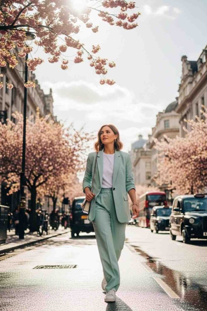 Soft Pastel Suit Set