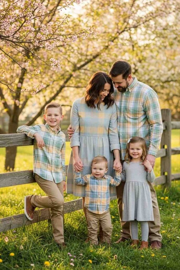 Soft Plaid Spring Style