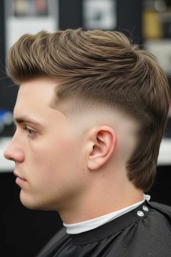 Spiky Top Mullet