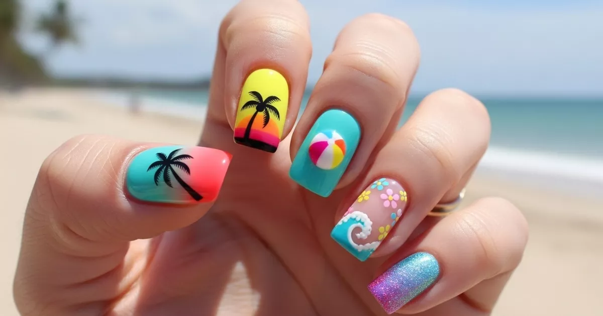 16 Spring Break Nails Perfect for Your Next Beach Trip