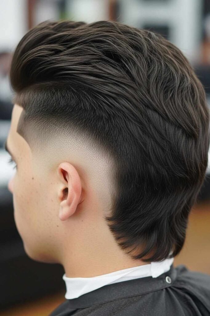 Taper Fade Mullet