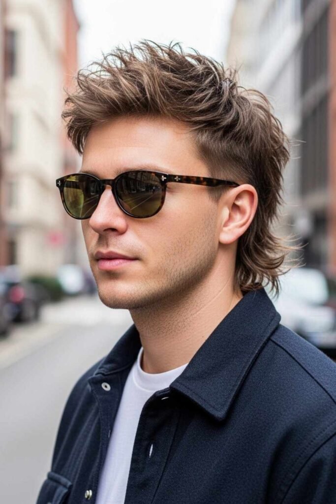 Textured Messy Mullet