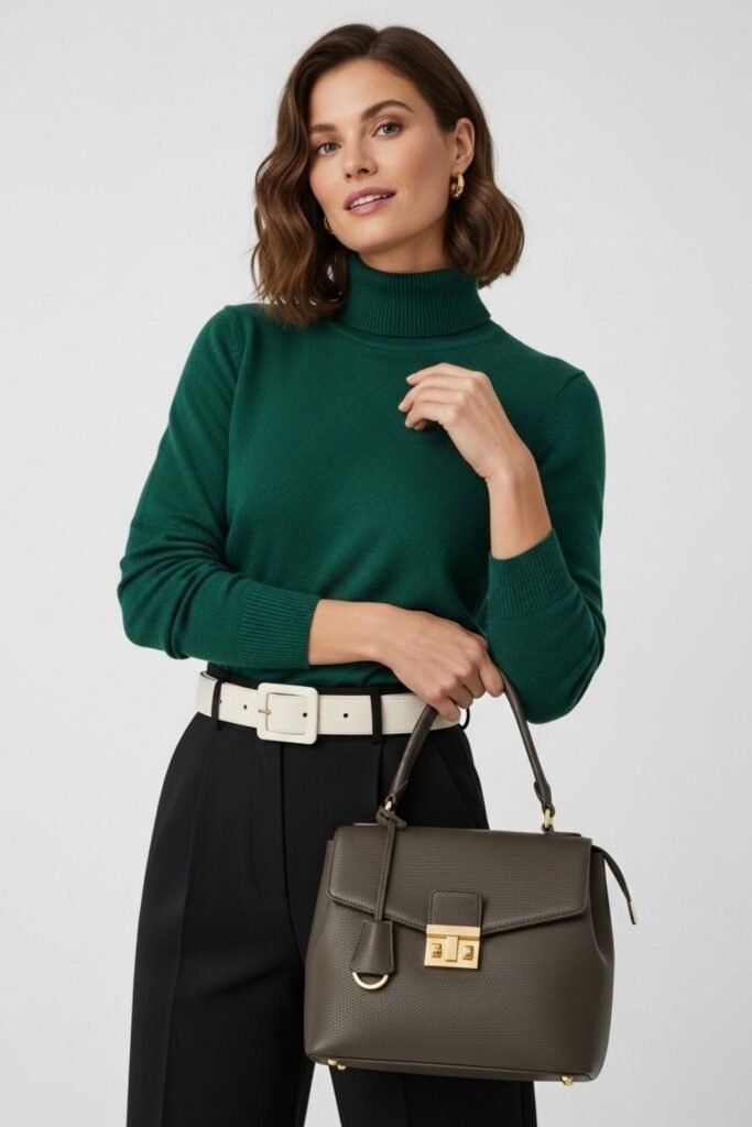 Wrap Dress + Flat Sandals