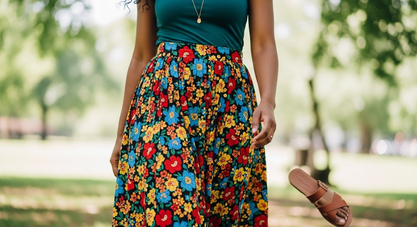 7 Long Skirt Outfits For Summer For Black Women That Shine