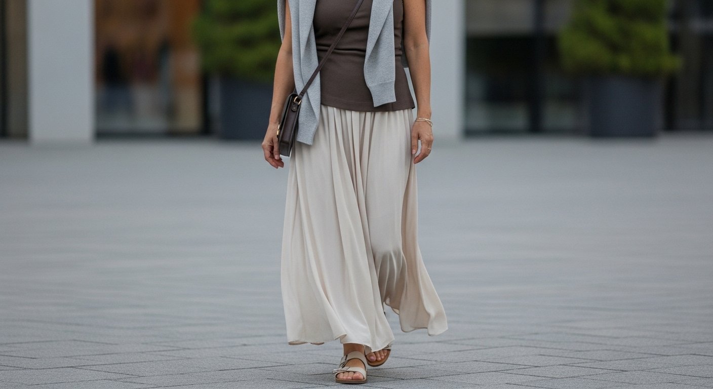 10 Elegant Long Skirt Outfits For Summer Dinner