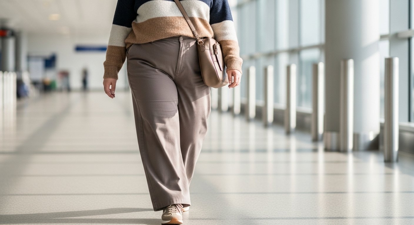 13 Smart Travel Outfits For Plus-Size Women