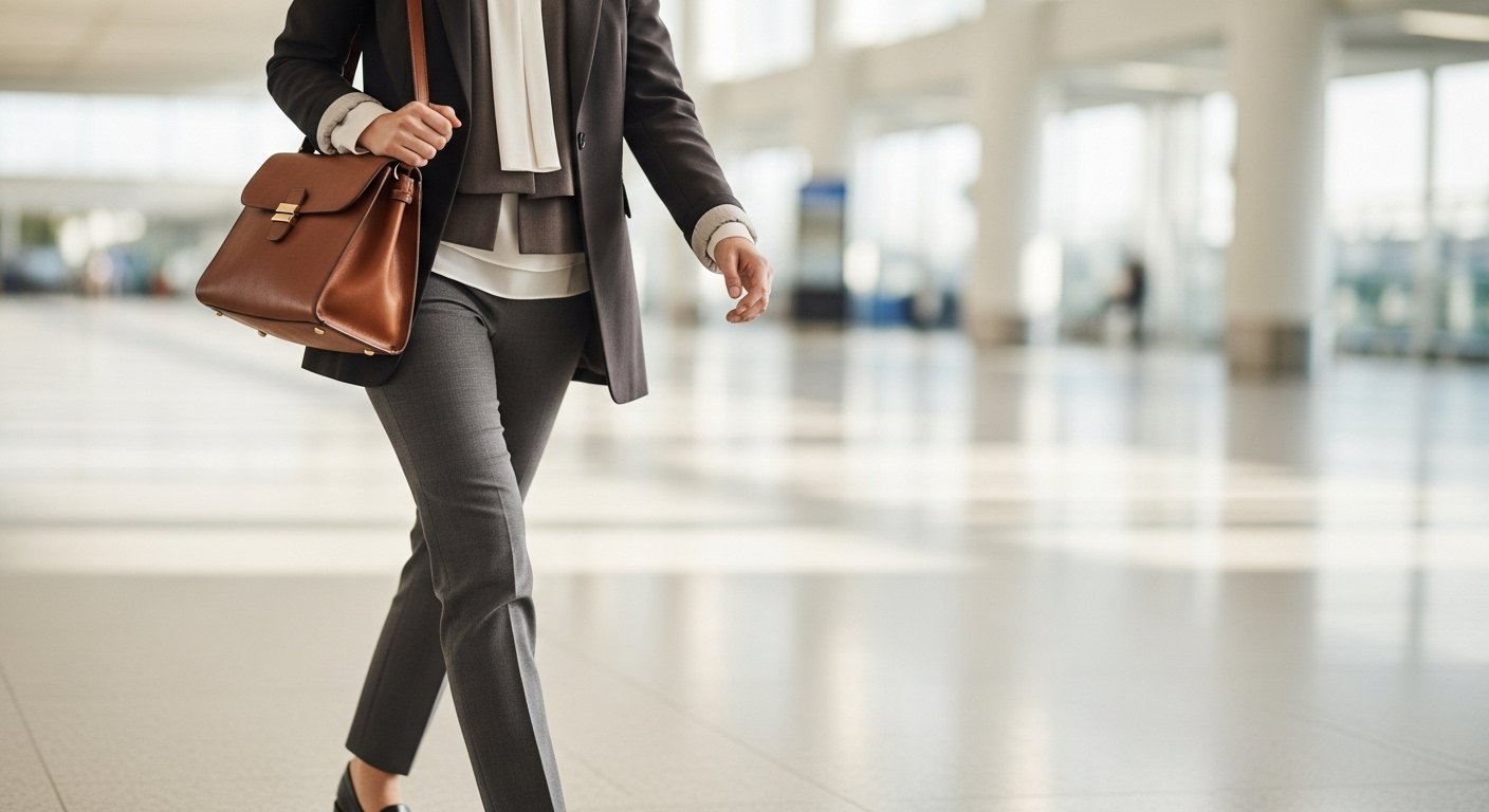 23 Sharp Travel Outfits For Business Women On The Go
