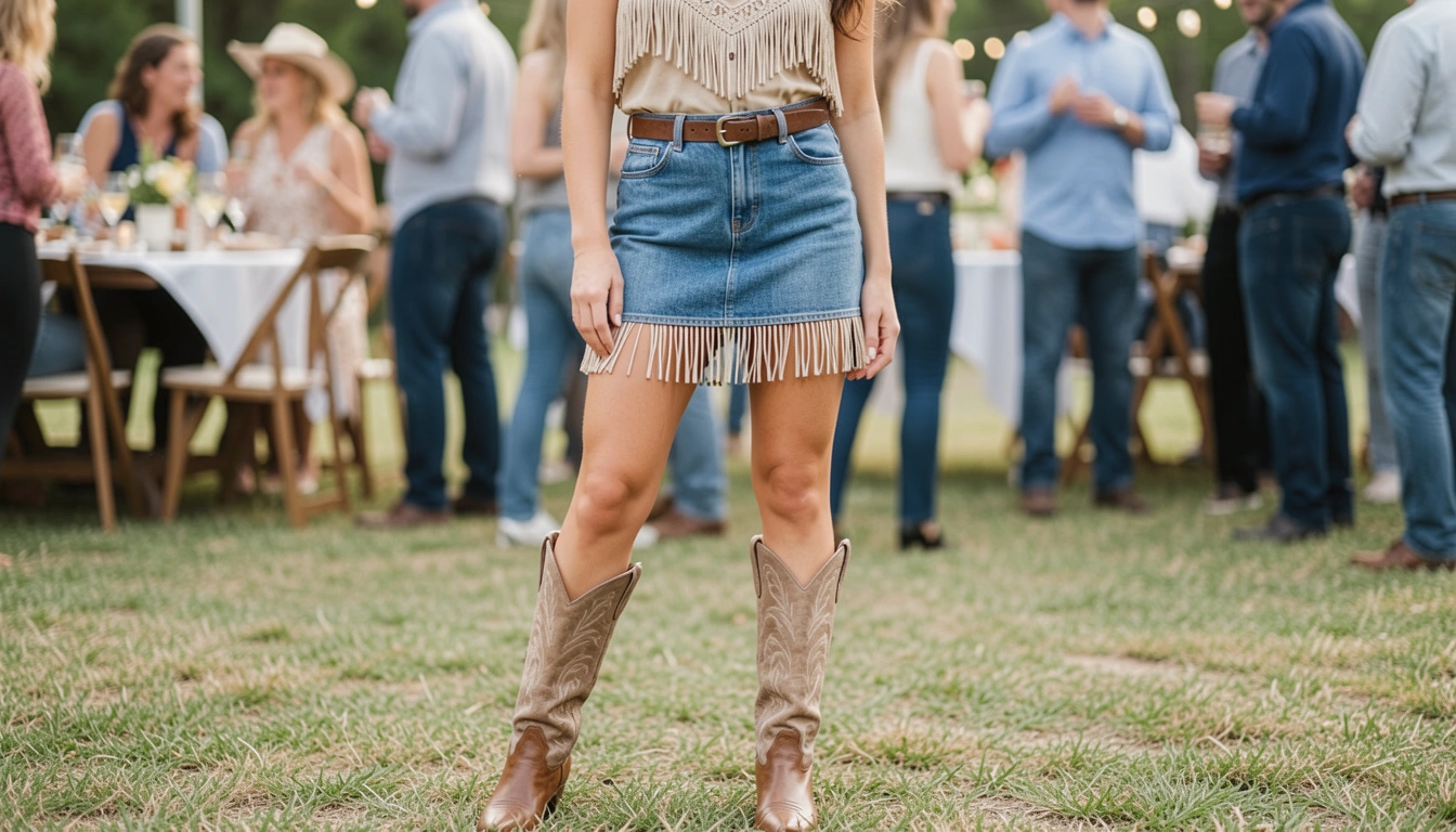 14 Chic Cow Girl Outfits Ideas for Party Night Done Right